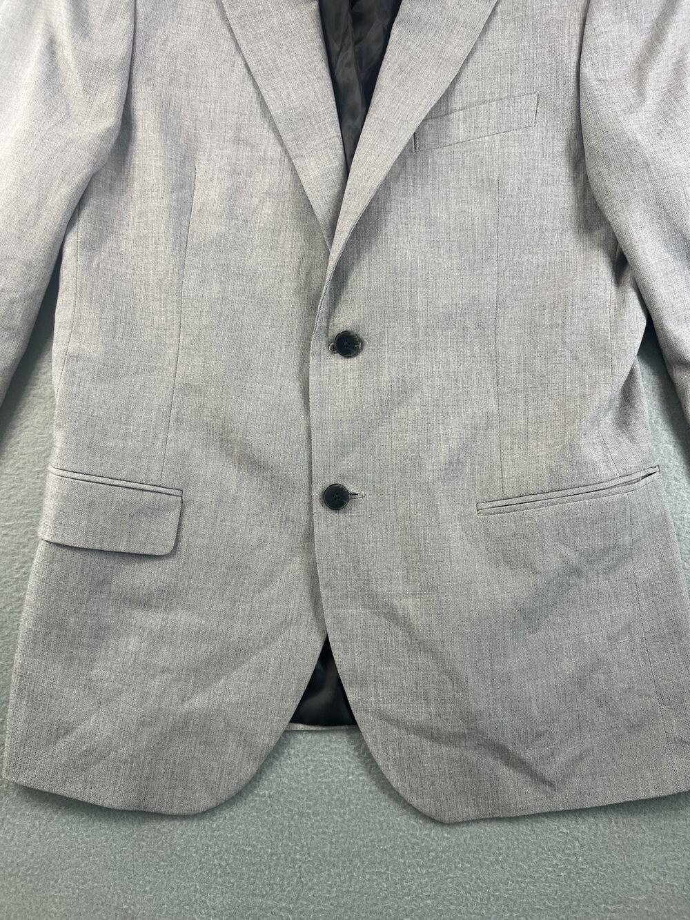 Nautica Men's Light Gray 2-Button Blazer Sport Coat Jacket Size 38R